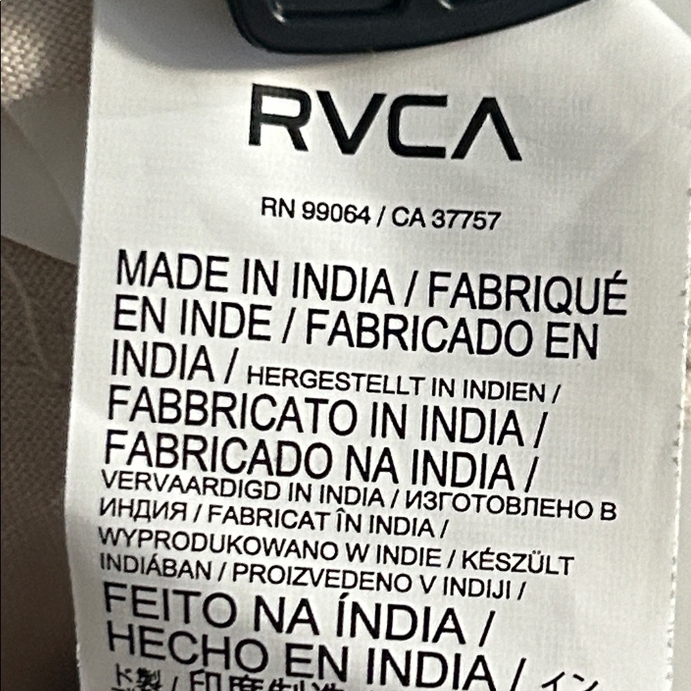 RVCA Women's Linen Cotton Blend Every Day Wear Summer Beach Vacation Shorts - Picture 7 of 10